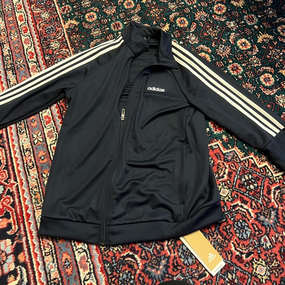 NWT ADIDAS TRACK JACKET PERFECT FOR THE FALL